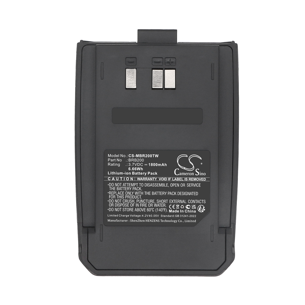 Kaksisuuntaisen radion akku Midland CS-MBR200TW