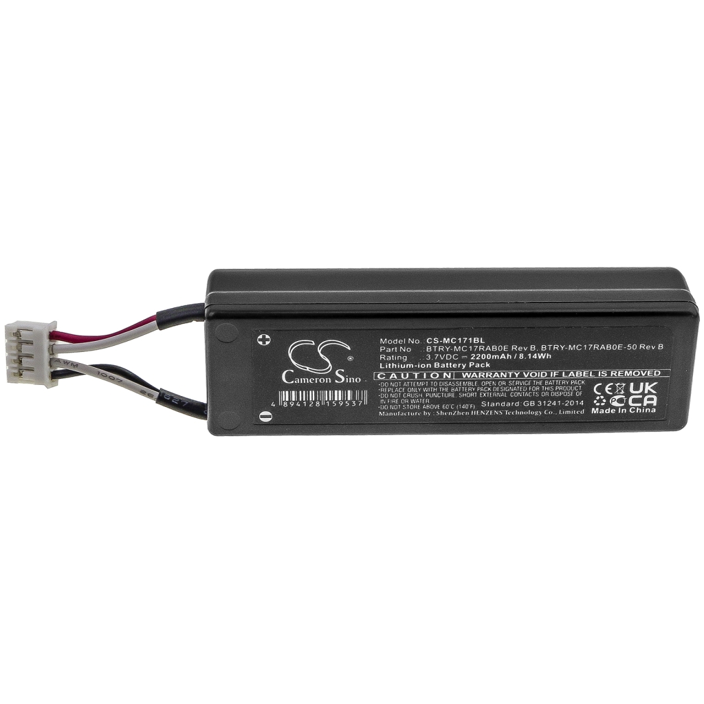 Akku Korvaa BTRY-MC17RAB0E Rev B