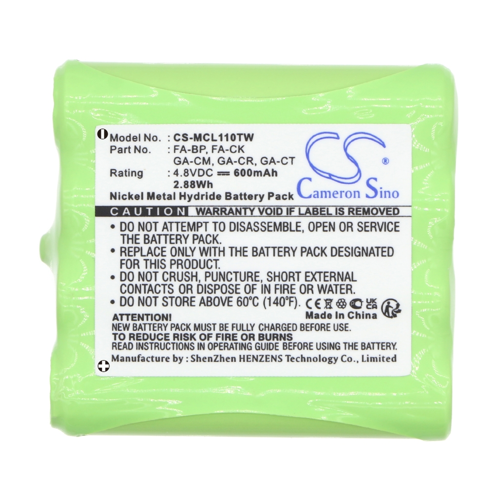Kaksisuuntaisen radion akku microTALK 85 (CS-MCL110TW)