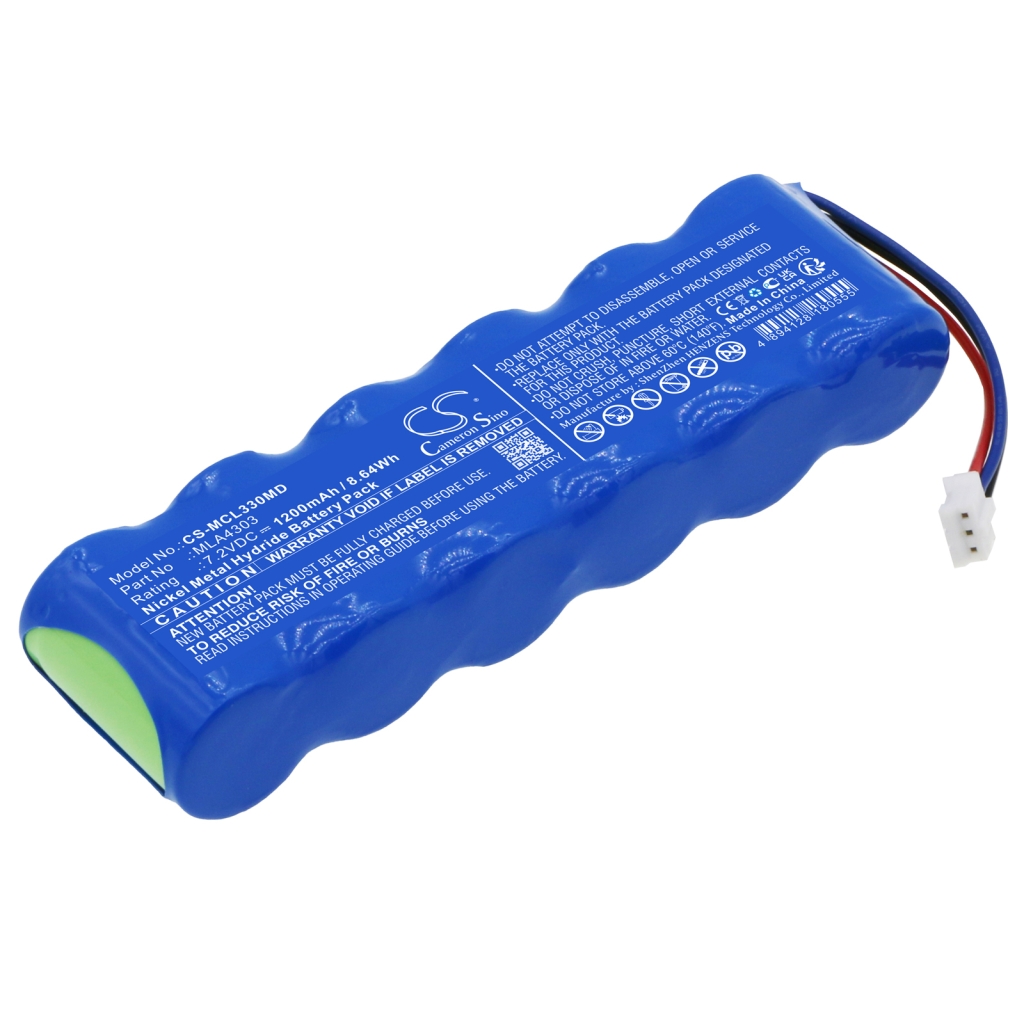 Yhteensopiva akun vaihto Micro medical ML2000,MLA4303