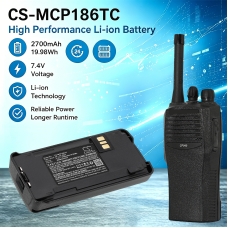 Yhteensopiva akun vaihto Motorola MNN4254AR,NNTN4496,NNTN4496AR,NNTN4497,NNTN4497A...