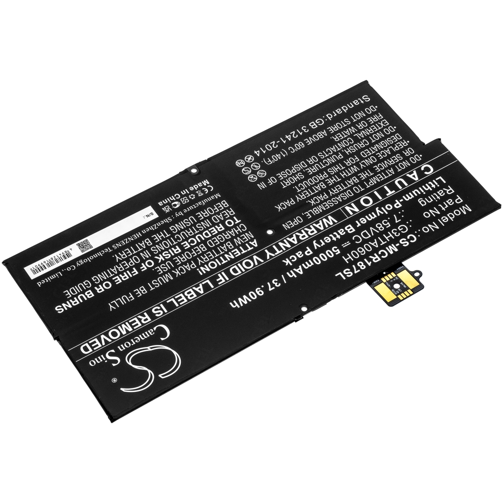 Akut Tabletin akku CS-MCR187SL