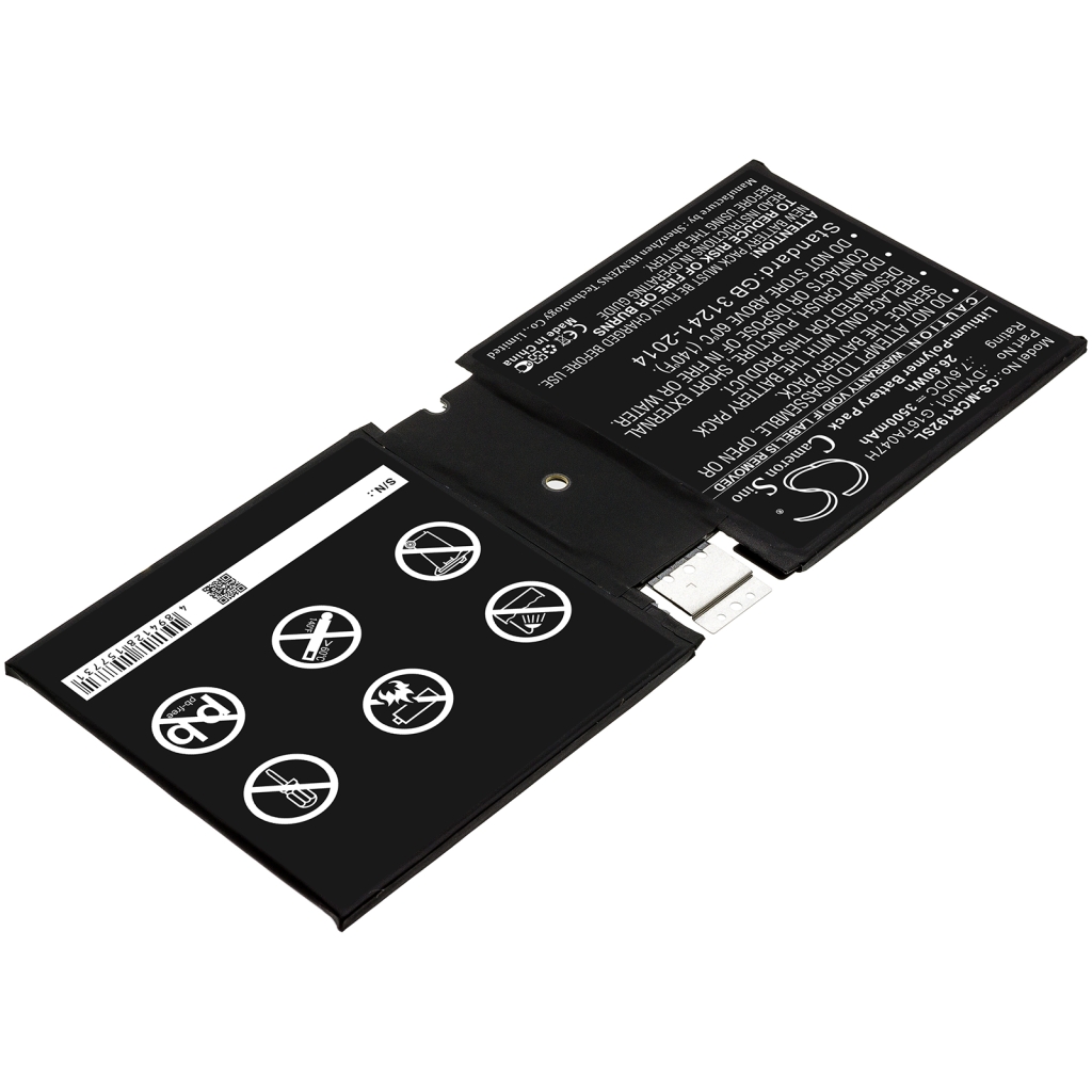 Akut Tabletin akku CS-MCR192SL