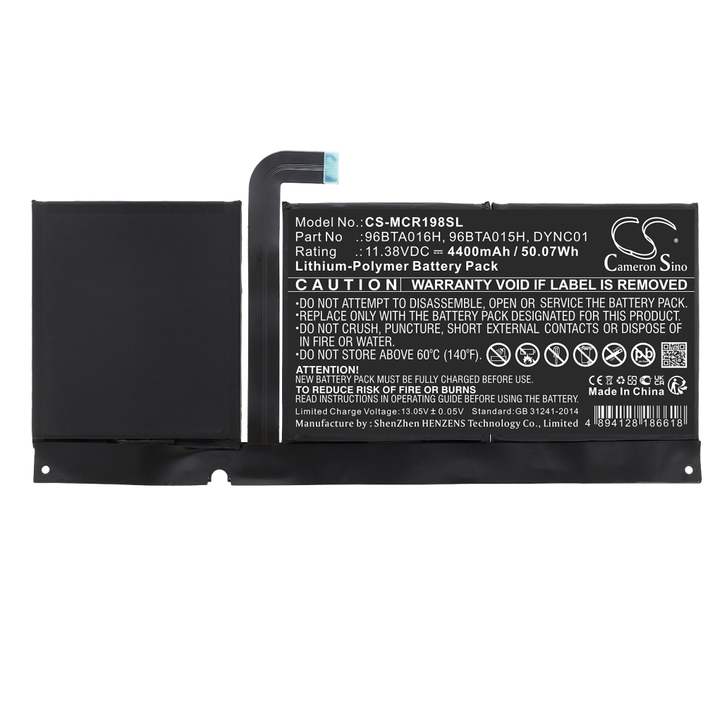 Akut Tabletin akku CS-MCR198SL