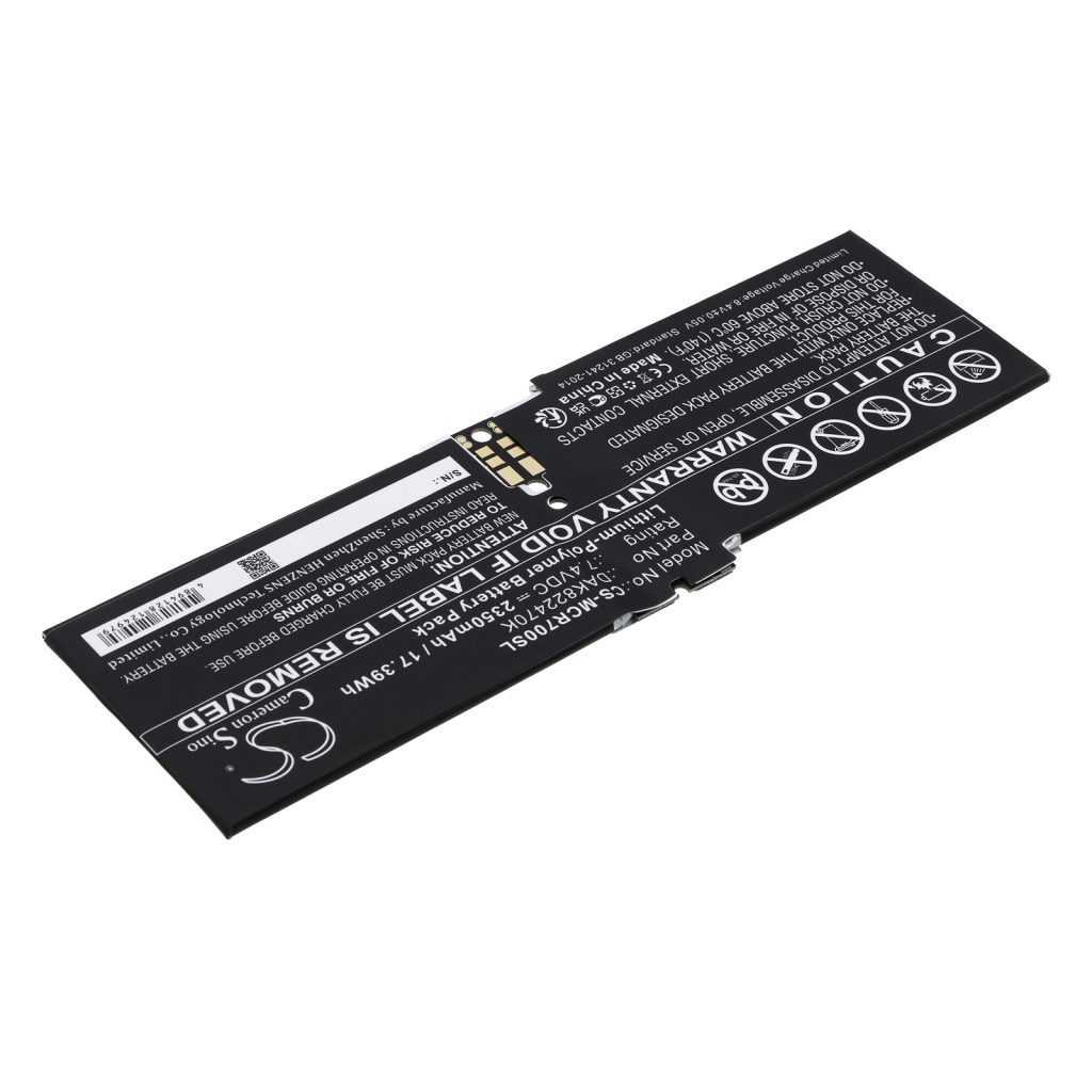 Akut Tabletin akku CS-MCR700SL