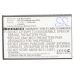 Yhteensopiva akun vaihto Mobistel BTY26186,BTY26186MOBISTEL/STD