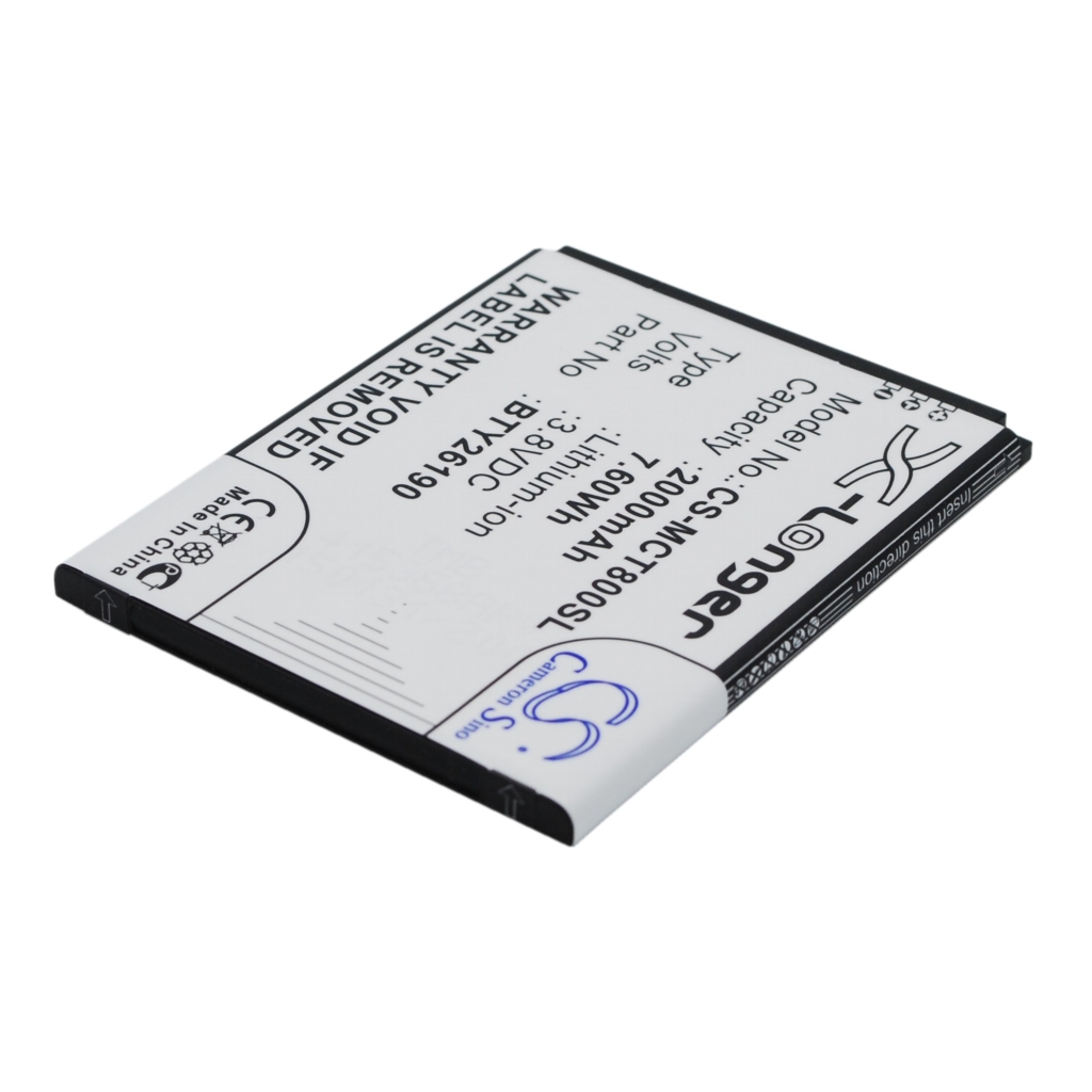 Yhteensopiva akun vaihto Mobistel BTY26190,BTY26190MOBISTEL/STD,CYNUS T8