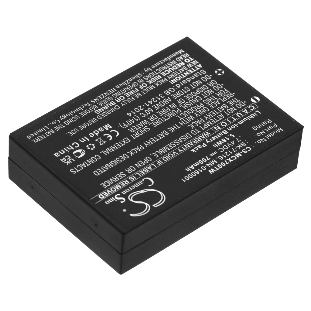 Kaksisuuntaisen radion akku Cobra CXR-750 (CS-MCX700TW)