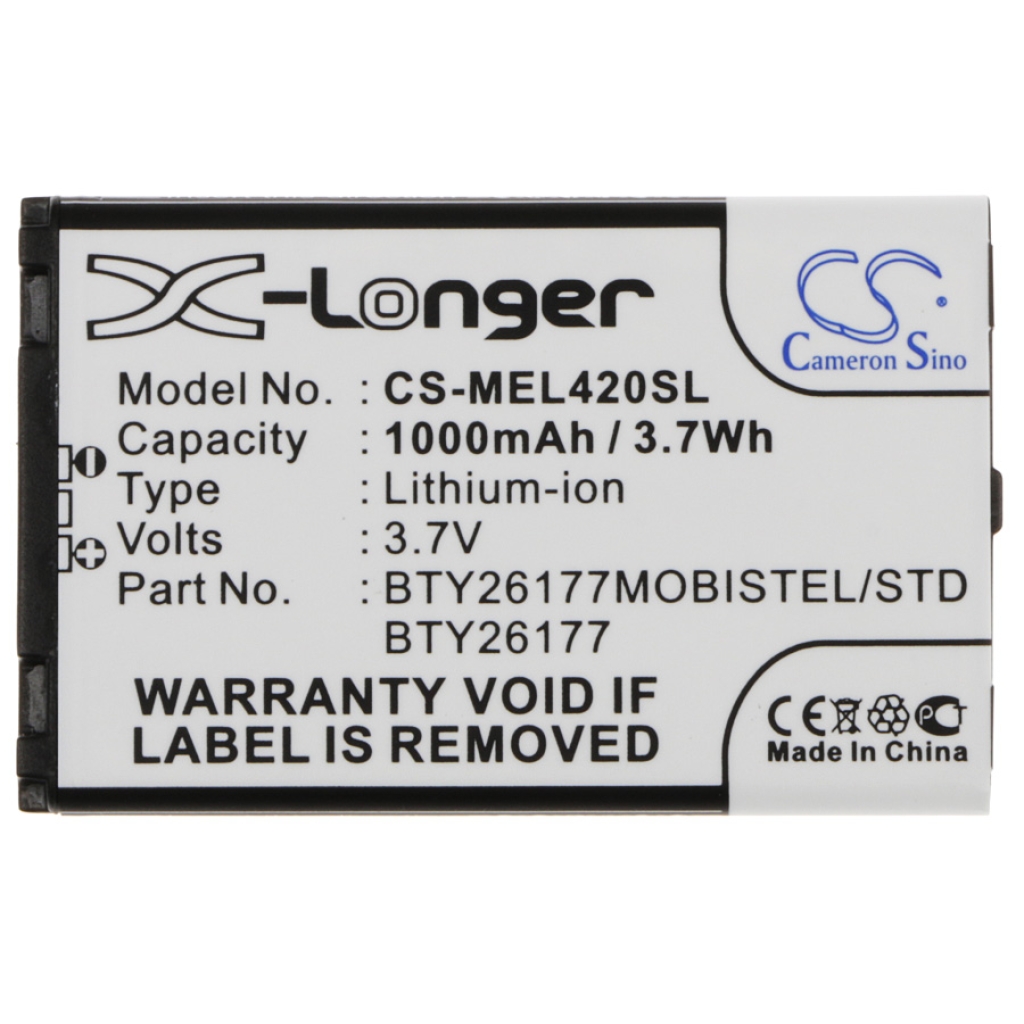 Battery compatible with Mobistel