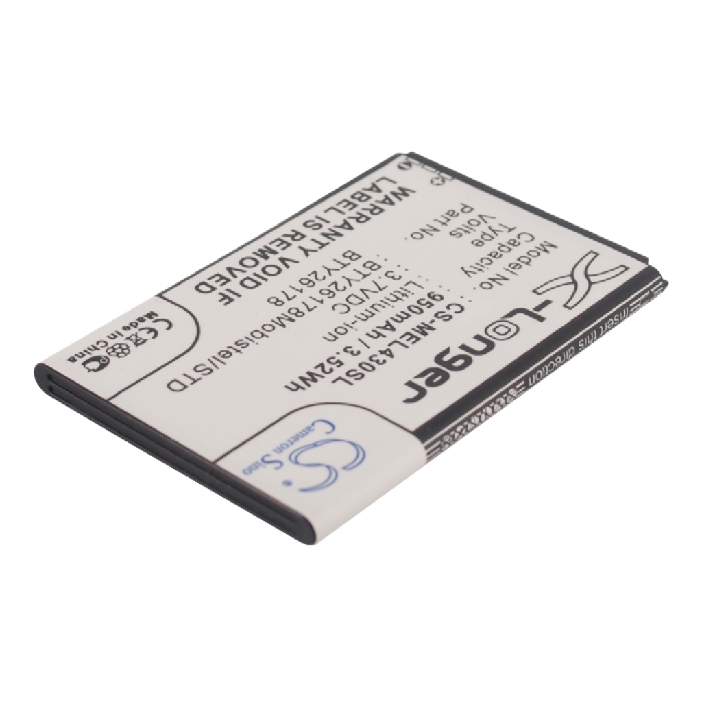 Yhteensopiva akun vaihto Mobistel BTY26178,BTY26178MOBISTEL/STD