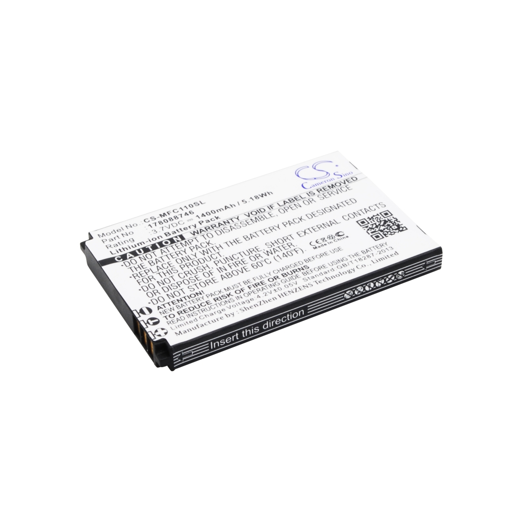 Yhteensopiva akun vaihto Mobiwire 178088746