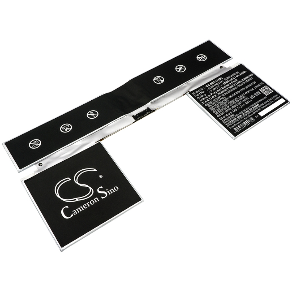 Akut Tabletin akku CS-MIS135SL