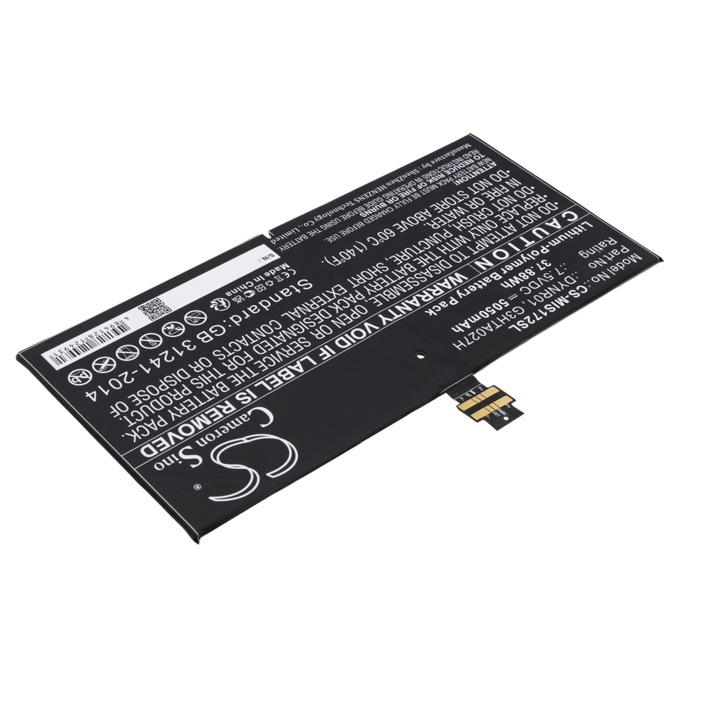 Yhteensopiva akun vaihto Microsoft DYNR01,G3HTA027H