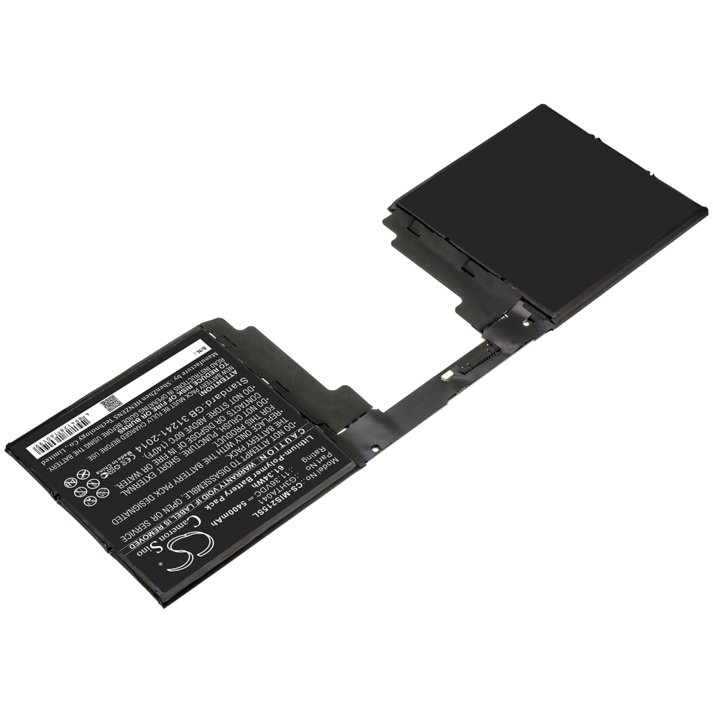 Akut Tabletin akku CS-MIS215SL