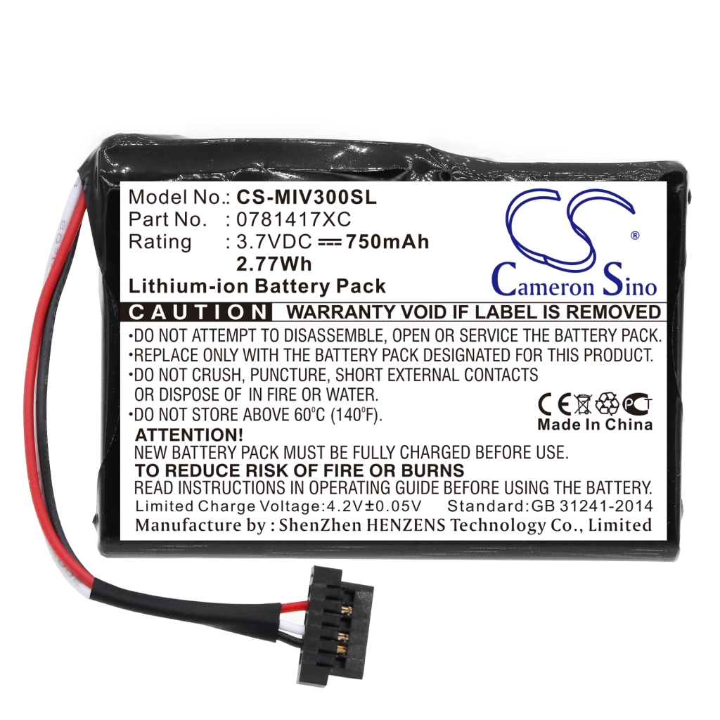 GPS, Navigaattorin akku Mitac Mio Moov 370 (CS-MIV300SL)
