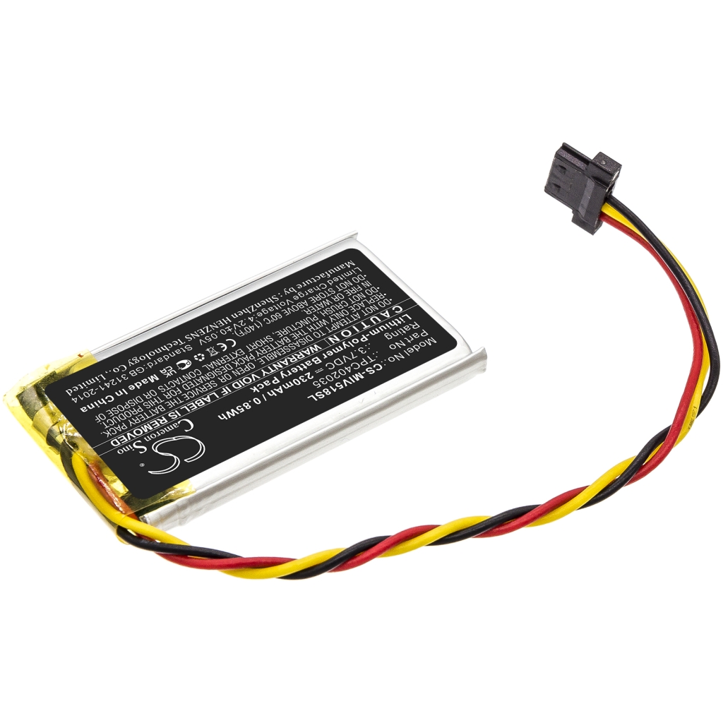 Yhteensopiva akun vaihto Mio TPC402035