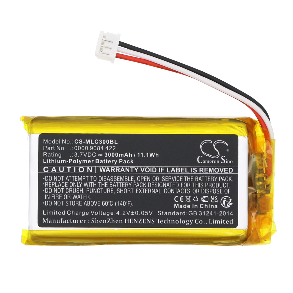 Akut Teollisuusakku CS-MLC300BL