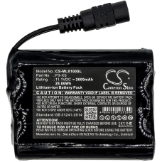 Yhteensopiva akun vaihto Minelab P3-XS