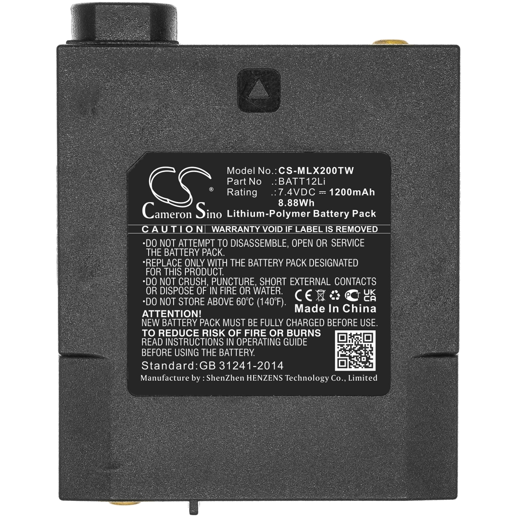 Yhteensopiva akun vaihto Midland BATT12LI