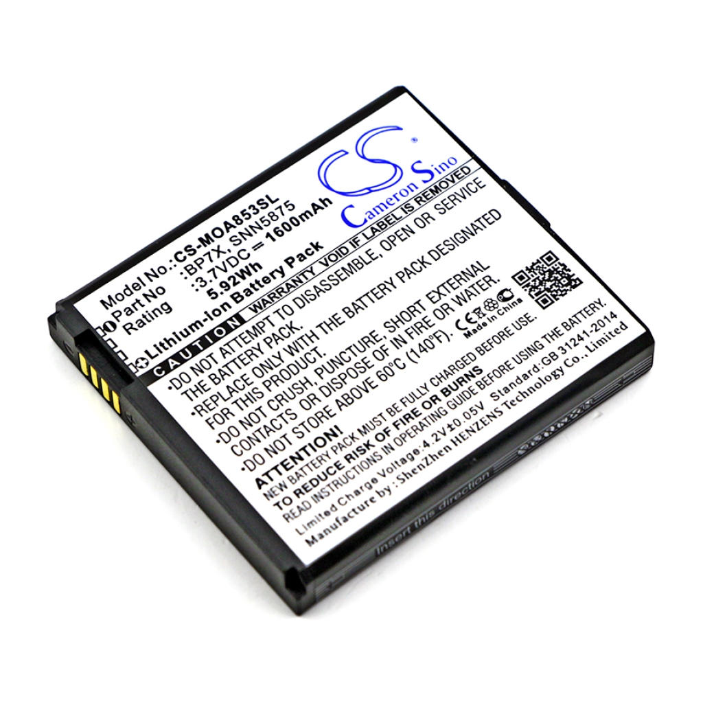 Matkapuhelimen akku Motorola Cliq MB200 (CS-MOA853SL)