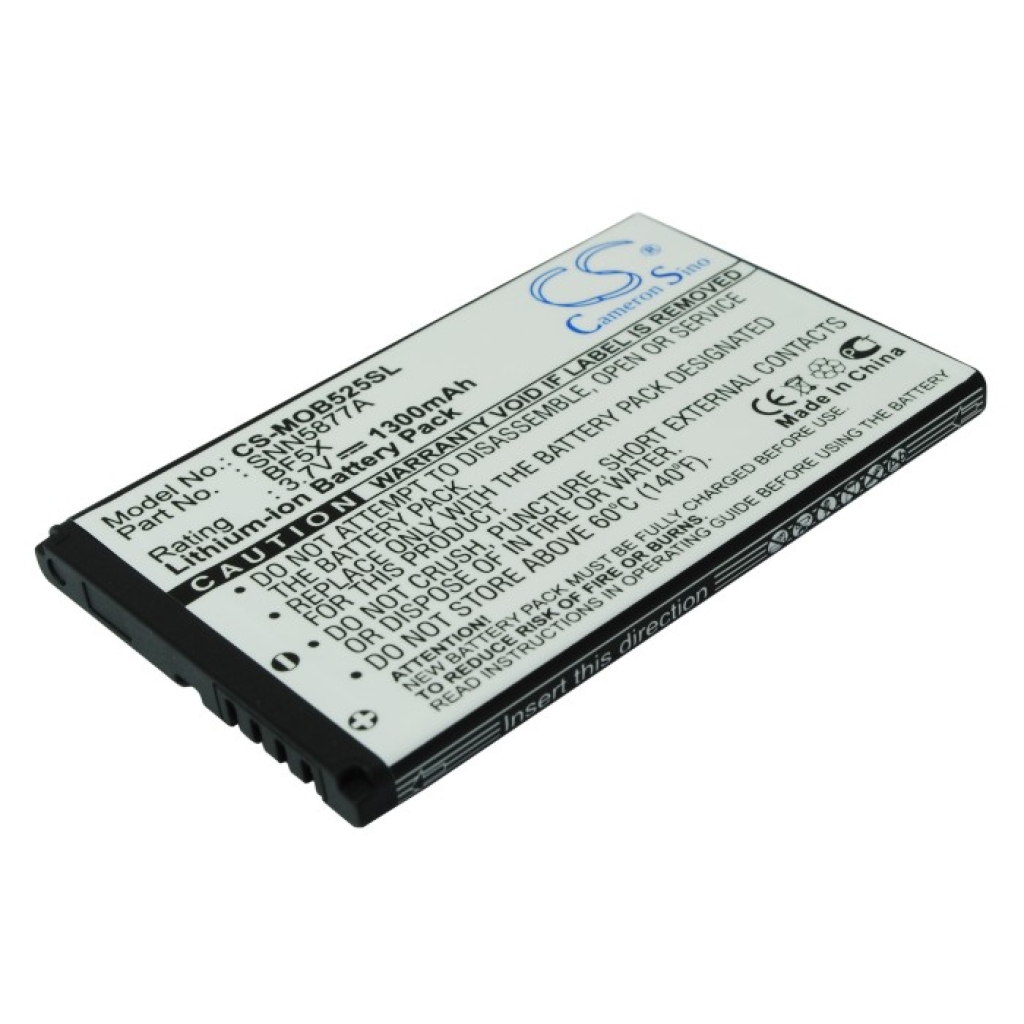 Yhteensopiva akun vaihto Motorola BF5X,SNN5877A