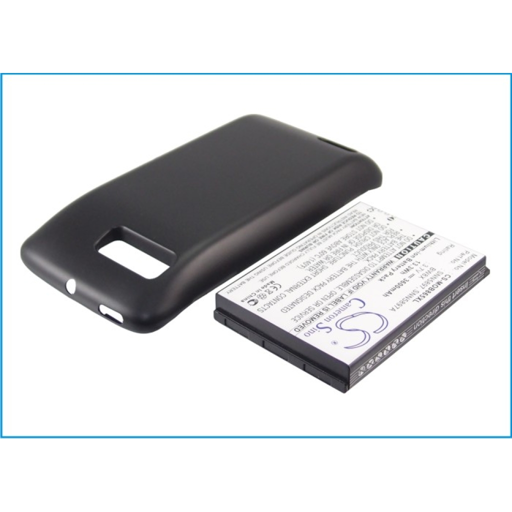 Akku yhteensopiva Motorola AT&T CS-MOB865XL