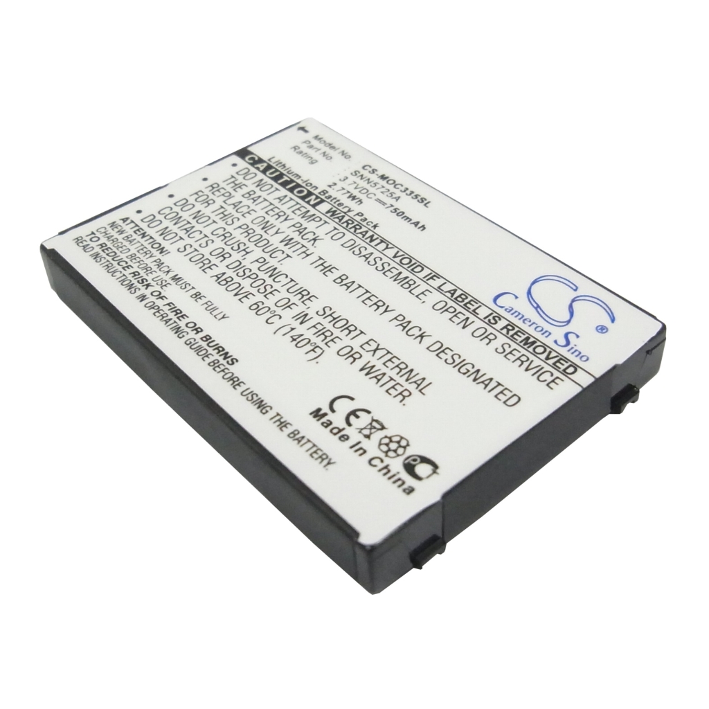 Yhteensopiva akun vaihto Motorola SNN5725A