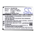 Yhteensopiva akun vaihto Motorola BD50,SNN5796,SNN5796A