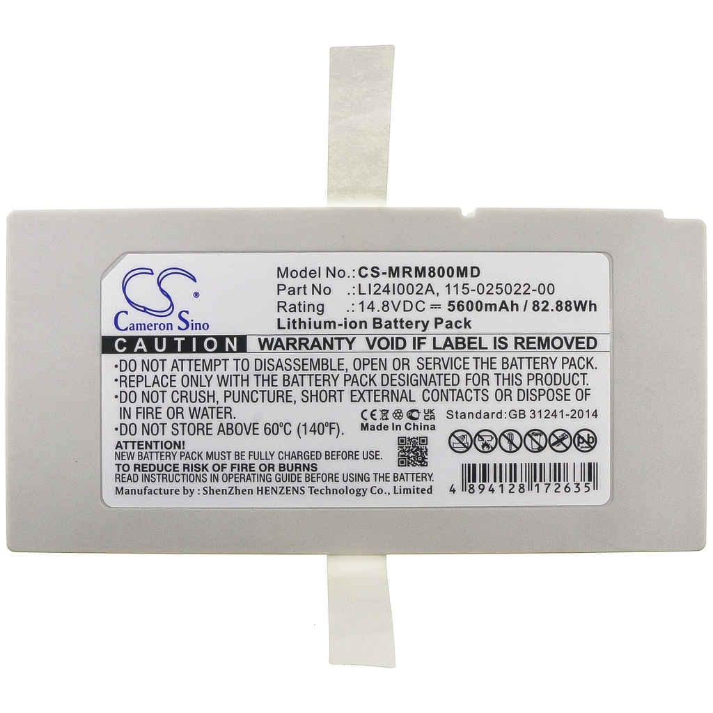 Lääketieteellinen akku Mindray CS-MRM800MD