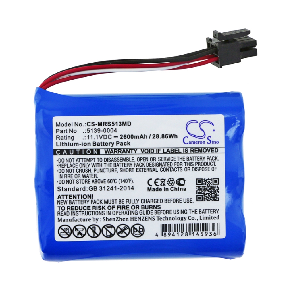 Yhteensopiva akun vaihto Masimo 5139-0004