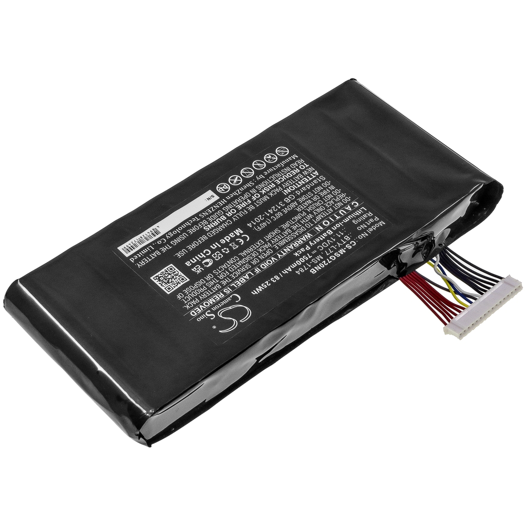 Akut Kannettavan tietokoneen akku CS-MSG720NB