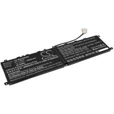 Yhteensopiva akun vaihto MSI BTY-M6M