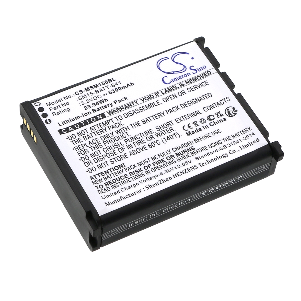 Yhteensopiva akun vaihto M3 Mobile SM15-BATT-S41
