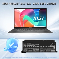 Yhteensopiva akun vaihto MSI BTY-M4B