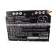 Yhteensopiva akun vaihto Motorola SNN5881A