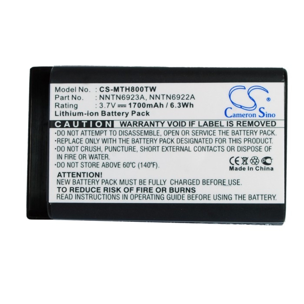 Kaksisuuntaisen radion akku Motorola DTR650 (CS-MTH800TW)
