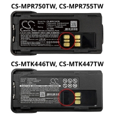 Yhteensopiva akun vaihto Motorola NNTN8128A,NNTN8128C,NNTN8129AR,NTN8128A,PMNN4406AR...