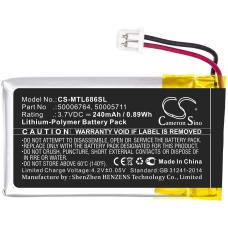 Compatible battery replacement for Mitel 50005711,50006763,50006764
