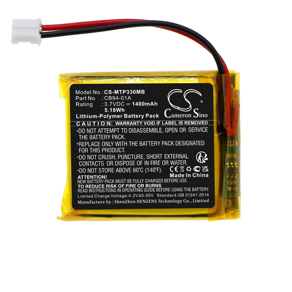 BabyPhone-akku Motorola MBP43BU (CS-MTP330MB)