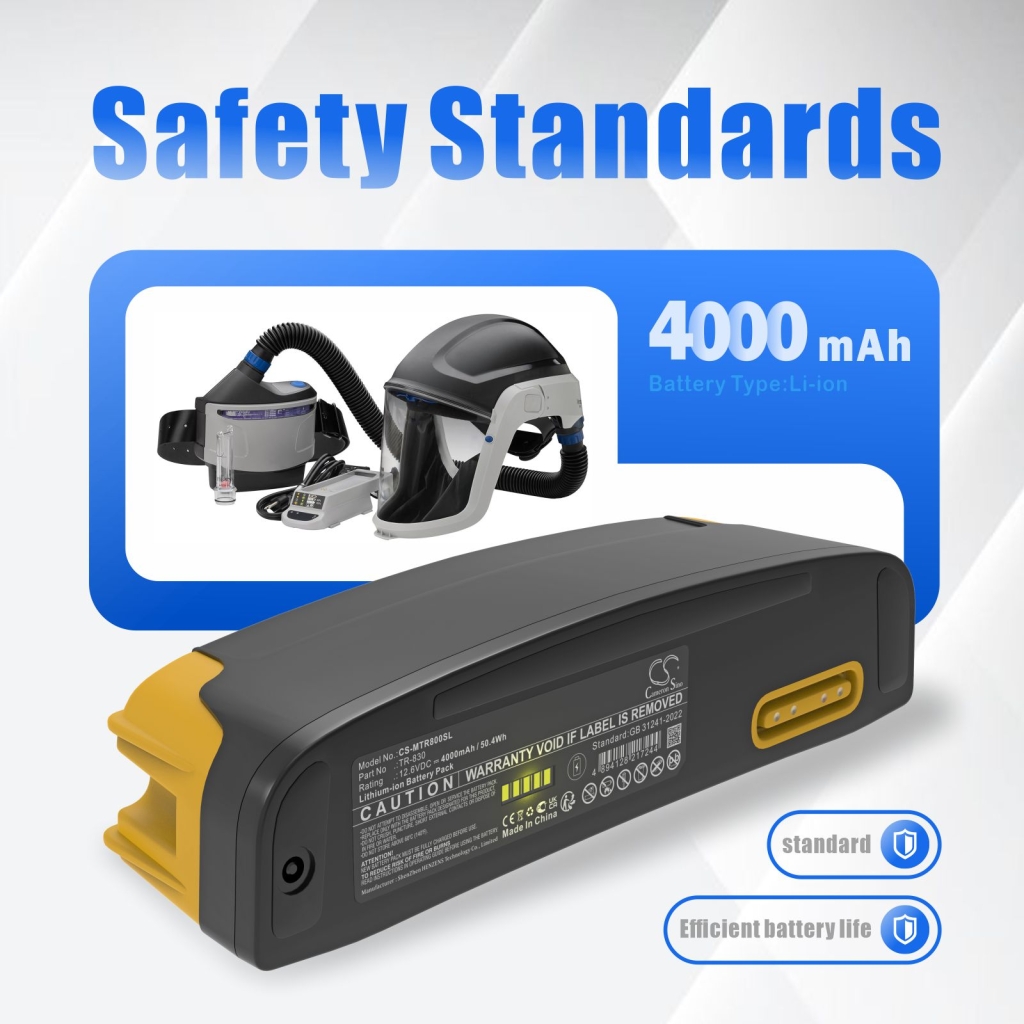 Työkalujen akku 3m TR-300  Powered Air Respirator (CS-MTR800SL)