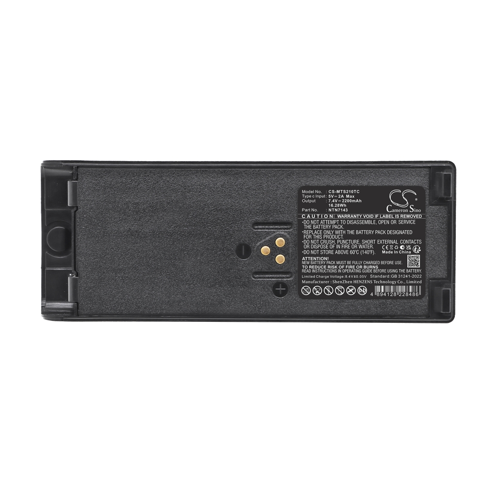 Akku yhteensopiva Motorola CS-MTS210TC