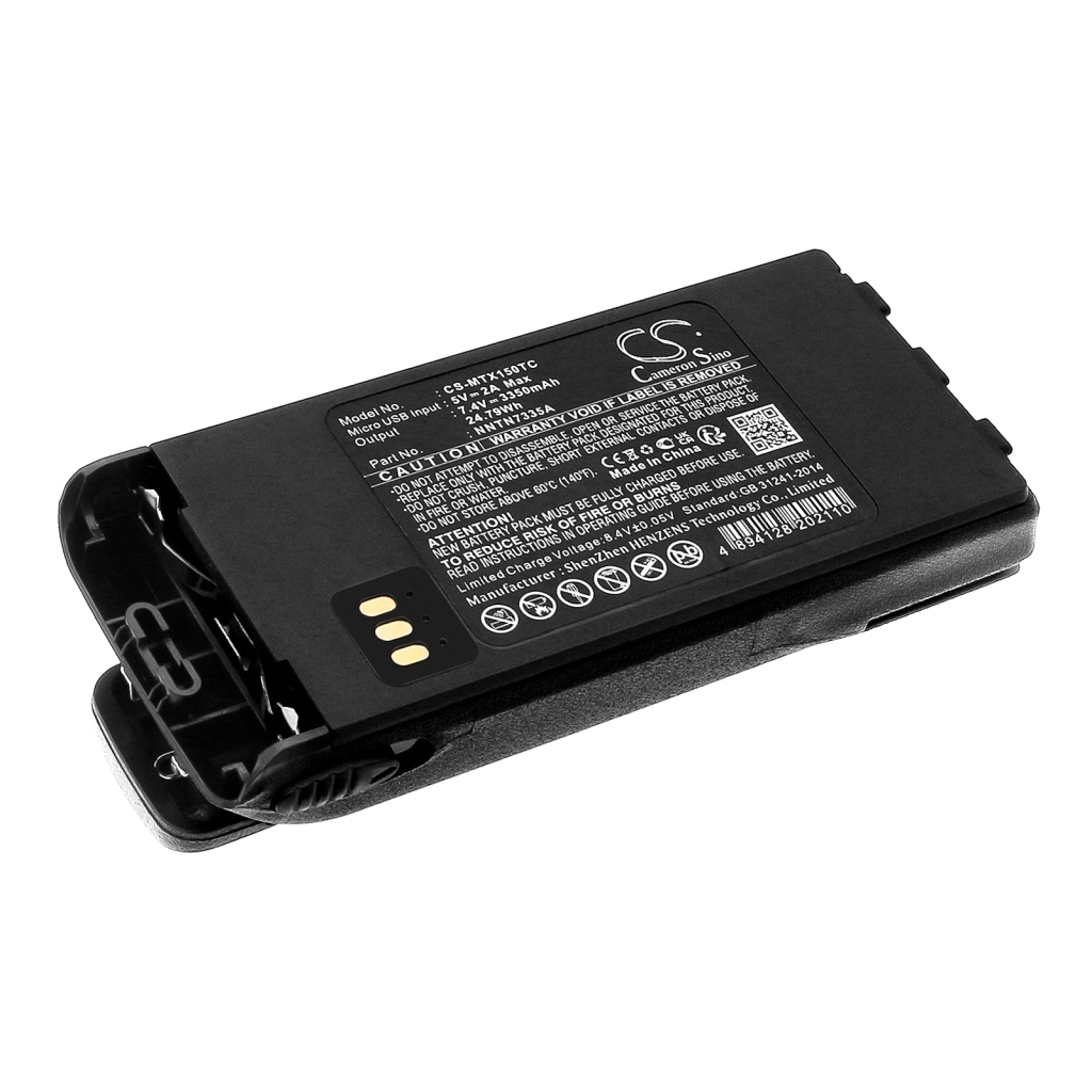 Kaksisuuntaisen radion akku Motorola CS-MTX150TC