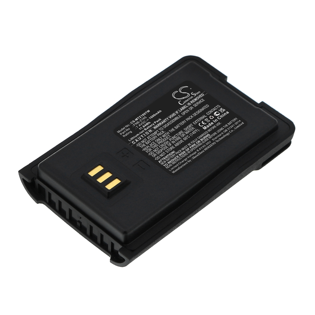 Yhteensopiva akun vaihto Motorola FNB-Z165