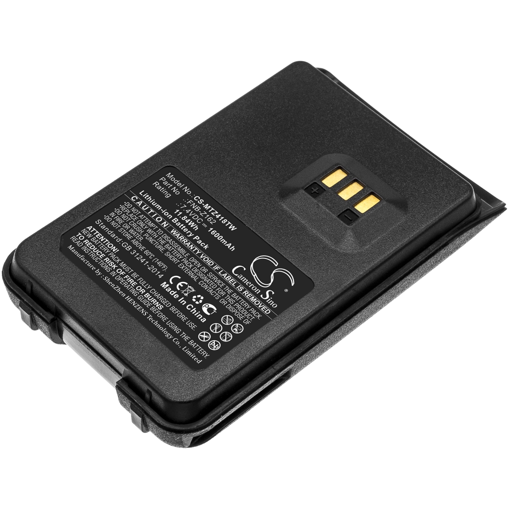 Yhteensopiva akun vaihto Motorola FNB-Z162