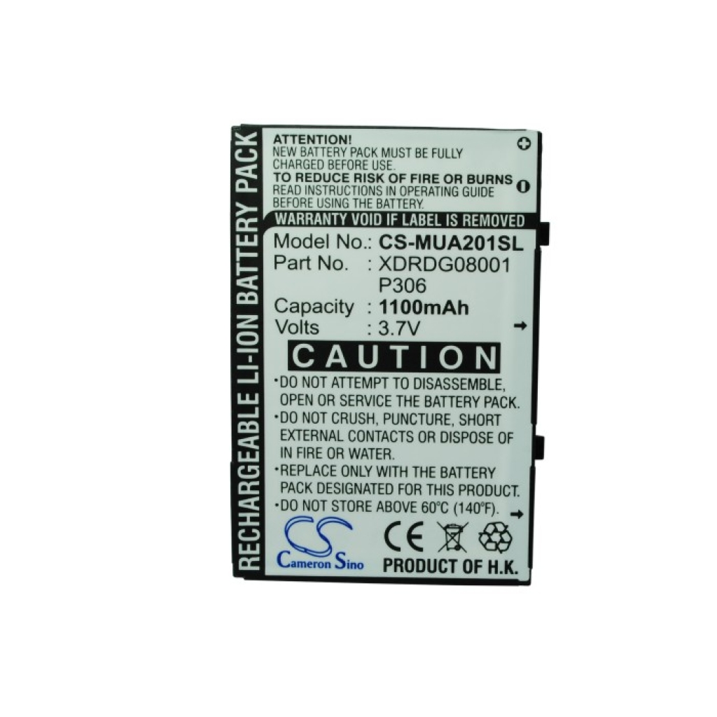 Yhteensopiva akun vaihto I-Mate P306,XDRDG08001