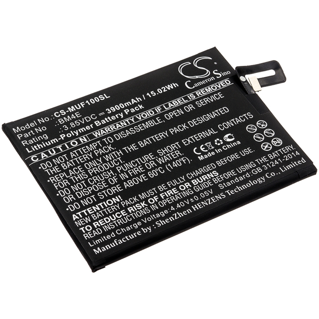 Matkapuhelimen akku Xiaomi CS-MUF100SL