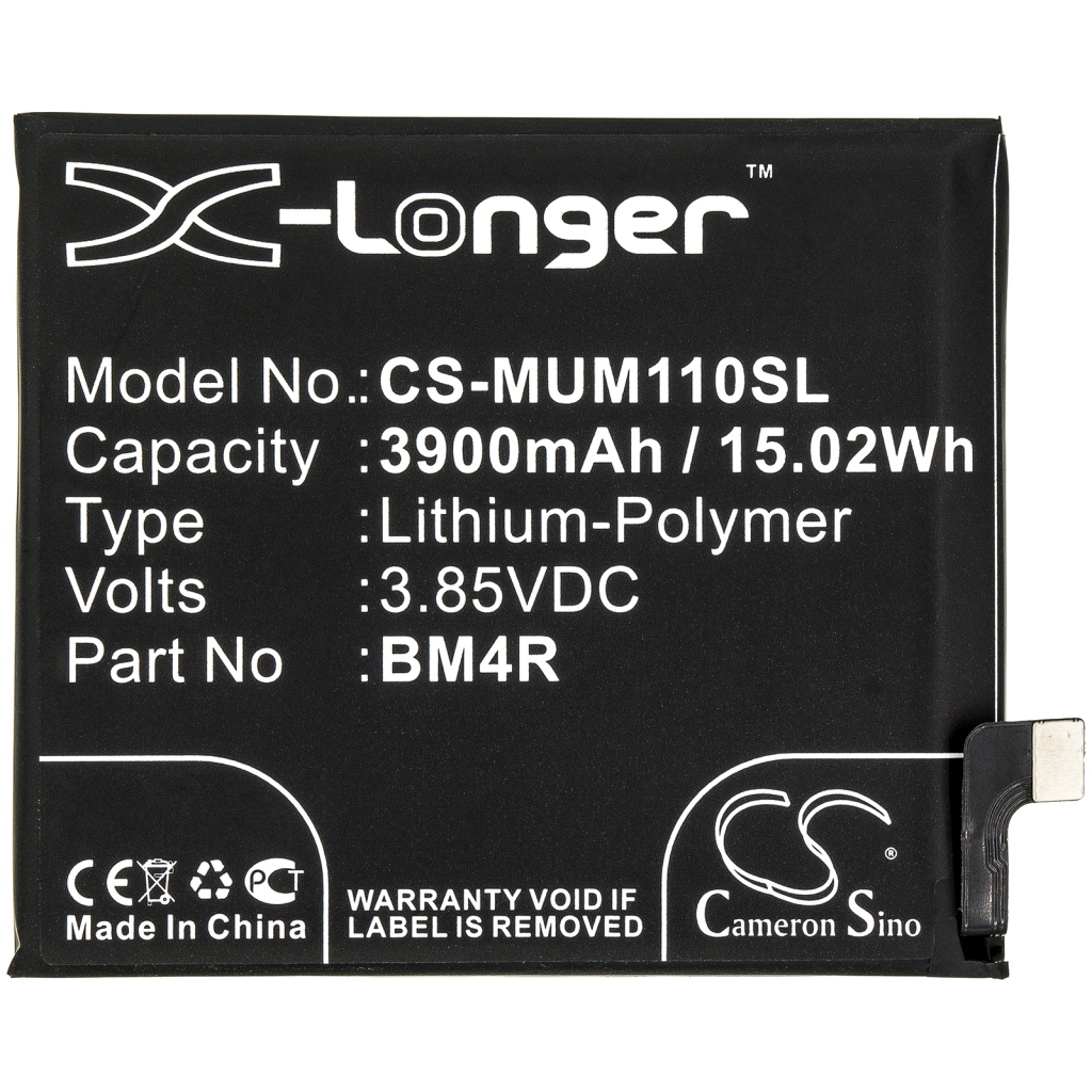 Matkapuhelimen akku Xiaomi M2002J9E (CS-MUM110SL)