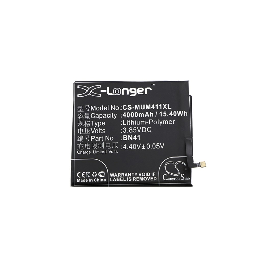 Yhteensopiva akun vaihto Xiaomi BN41,BN41H,BN41L