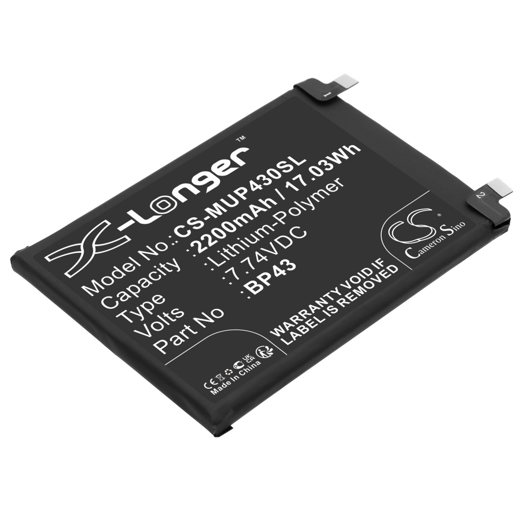 Yhteensopiva akun vaihto Xiaomi BP43