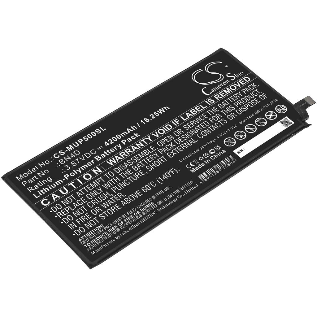 Akut Tabletin akku CS-MUP500SL